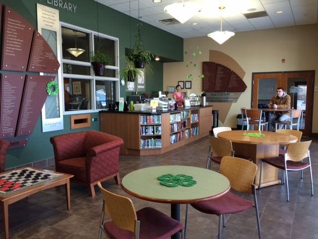 Princeton Public Library Café interior, 2015