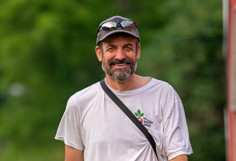Sam Ingersoll outdoors at Hungry World Farm