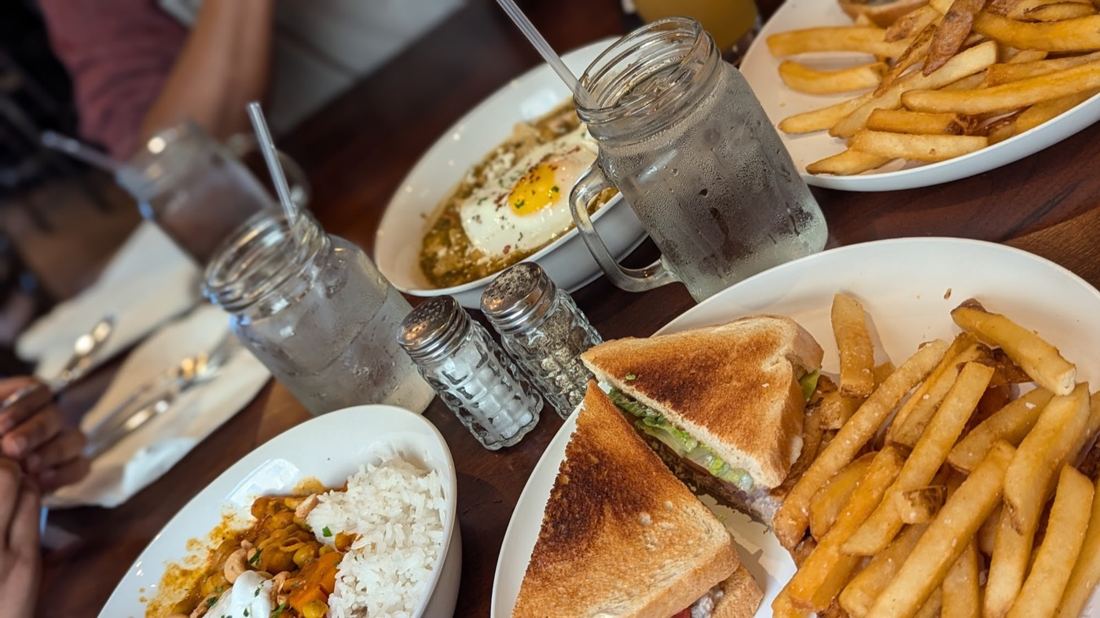 A meal at Spoons and Forks in Princeton